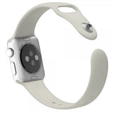 Apple Watch 44/45/46mm/Apple Watch Ultra Armbånd Silikone Beige
