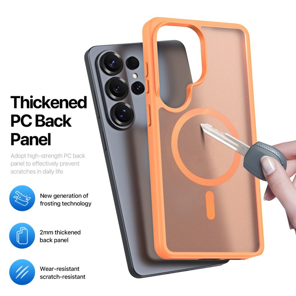 Dux Ducis Samsung Galaxy S26 Ultra Cover Yind Series MagSafe Orange