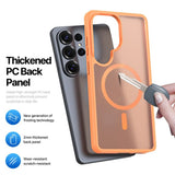 Dux Ducis Samsung Galaxy S26 Ultra Cover Yind Series MagSafe Orange