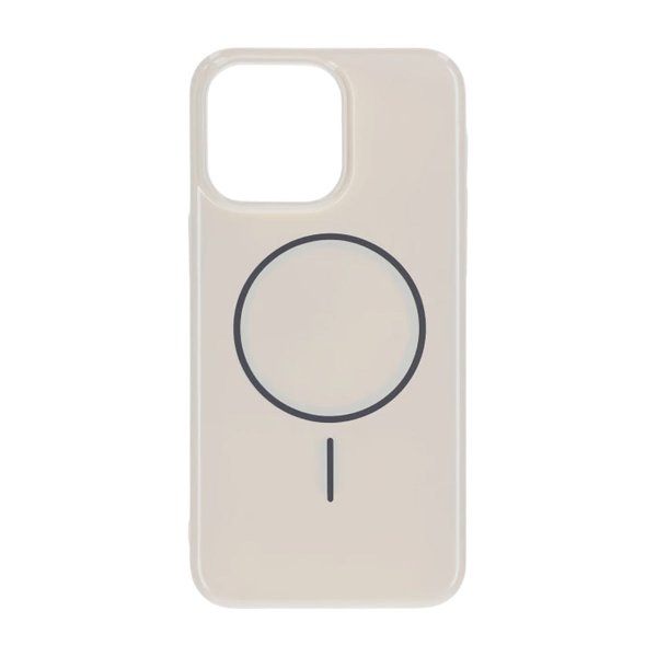 iPhone 15 Pro Max Cover TPU MagSafe Blank Hvid