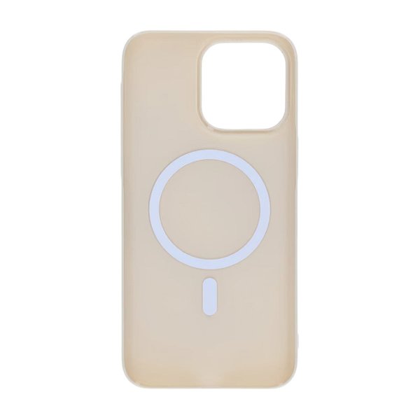 iPhone 15 Pro Max Cover TPU MagSafe Blank Hvid