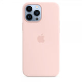 Apple Original iPhone 13 Pro Max Skal Silicone Case MagSafe Kridtrose