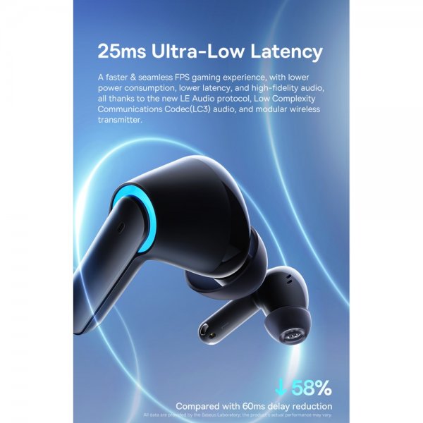 Baseus Høretelefoner True Wireless AeQur G10 Cluster Black