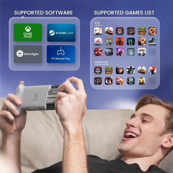 GameSir G8 Galileo Type-C Mobil Gaming Spilcontroller