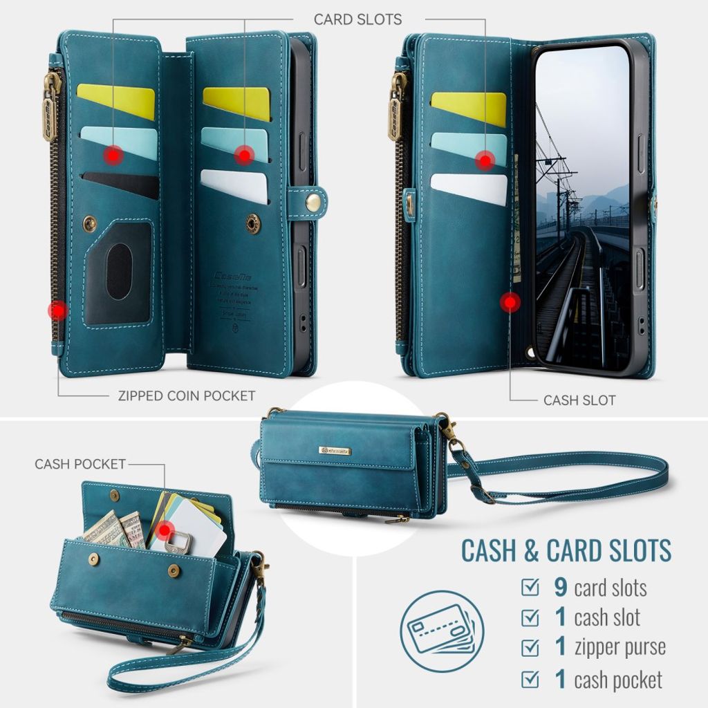CaseMe iPhone 17 Pro/iPhone 18 Pro Etui C39 Series Grøn