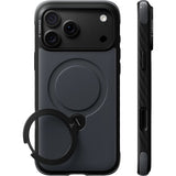 Torras iPhone 18 Pro Cover Ostand Q3 Rugged Jet Black
