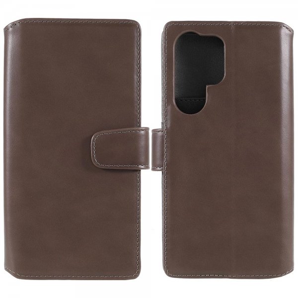 Nordic Covers Samsung Galaxy S22 Ultra Cover Essential Leather Moose Brown