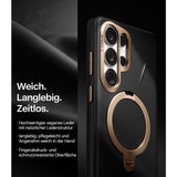 Torras Samsung Galaxy S26 Ultra Cover Ostand Q3 Vegskin Obsidian Black