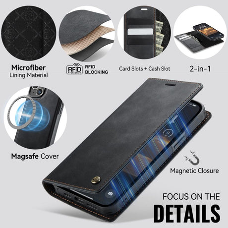 CaseMe iPhone 13 Etui C49 Series Sort