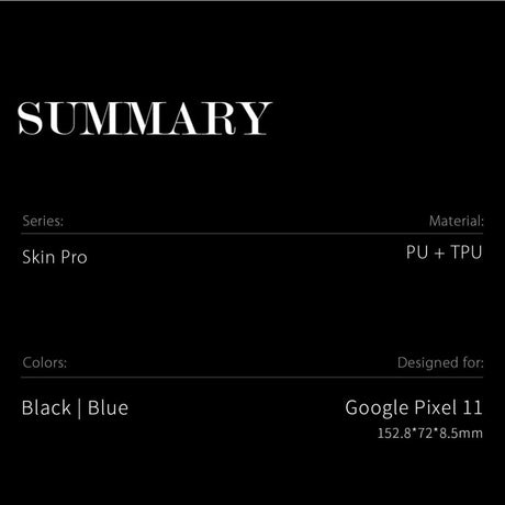 Dux Ducis Google Pixel 11 Etui Skin Pro Series Sort