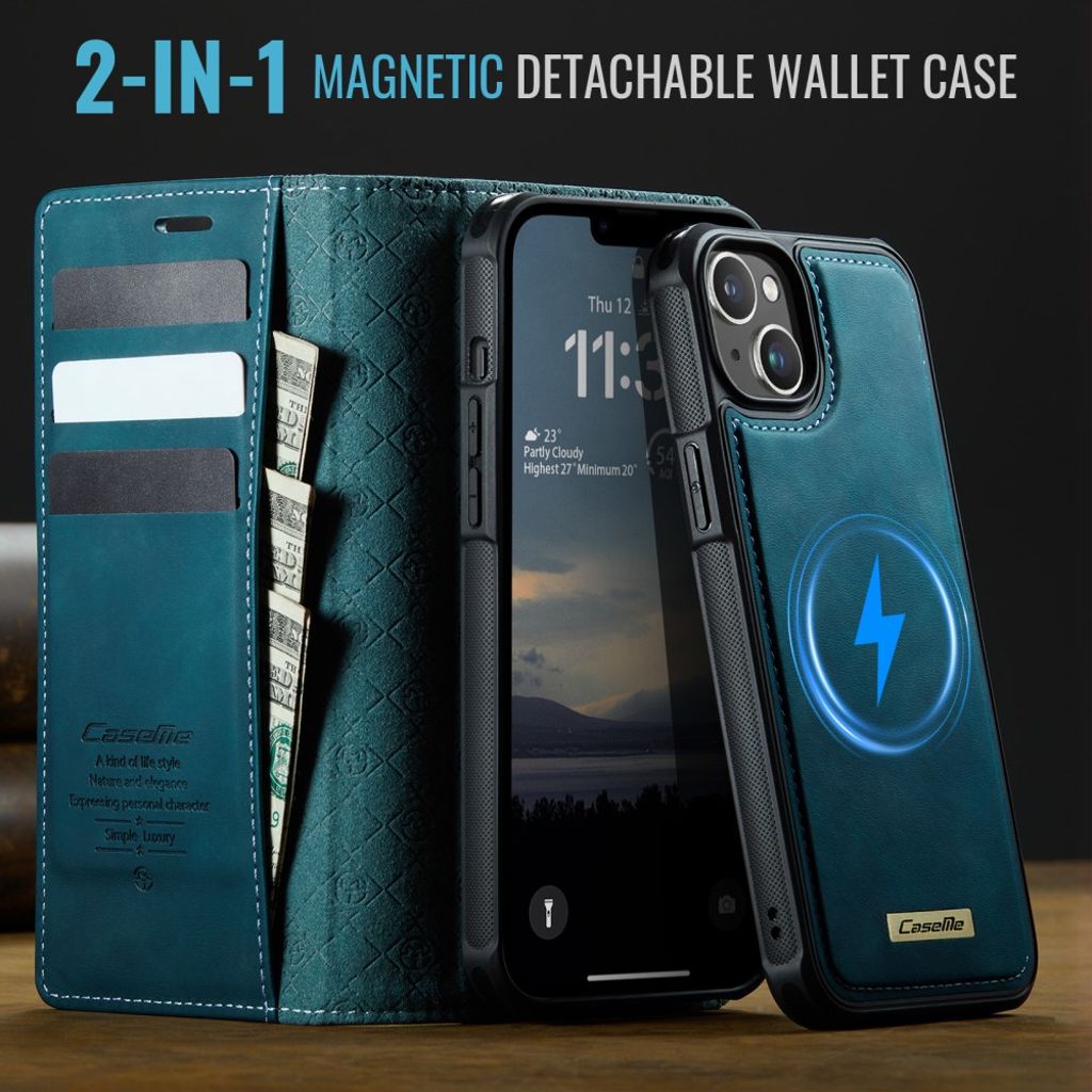 CaseMe iPhone 14 Plus/iPhone 15 Plus Etui C49 Series Grøn