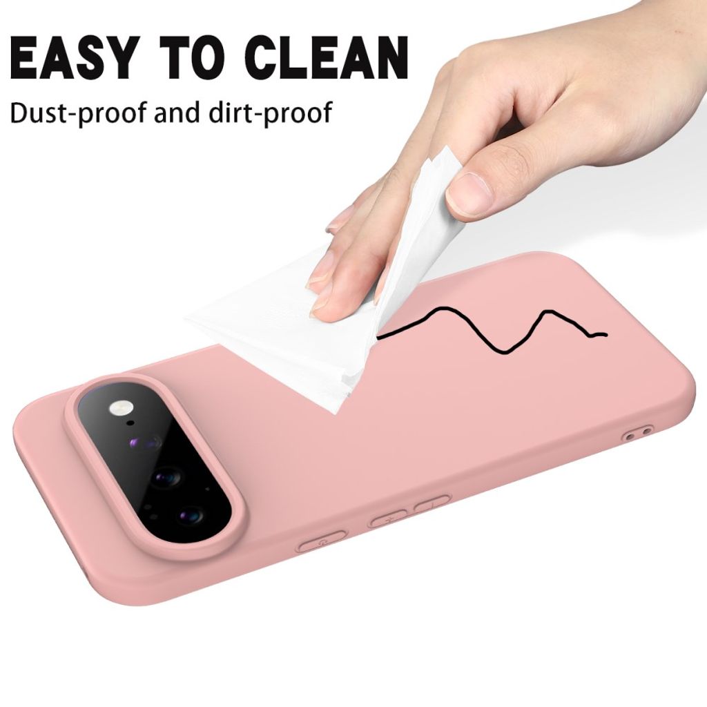 Google Pixel 11 Pro XL Cover med Strap Silikone Lyserød