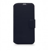 Decoded iPhone 14 Pro Foderal Læder Aftagelig Pung Navy
