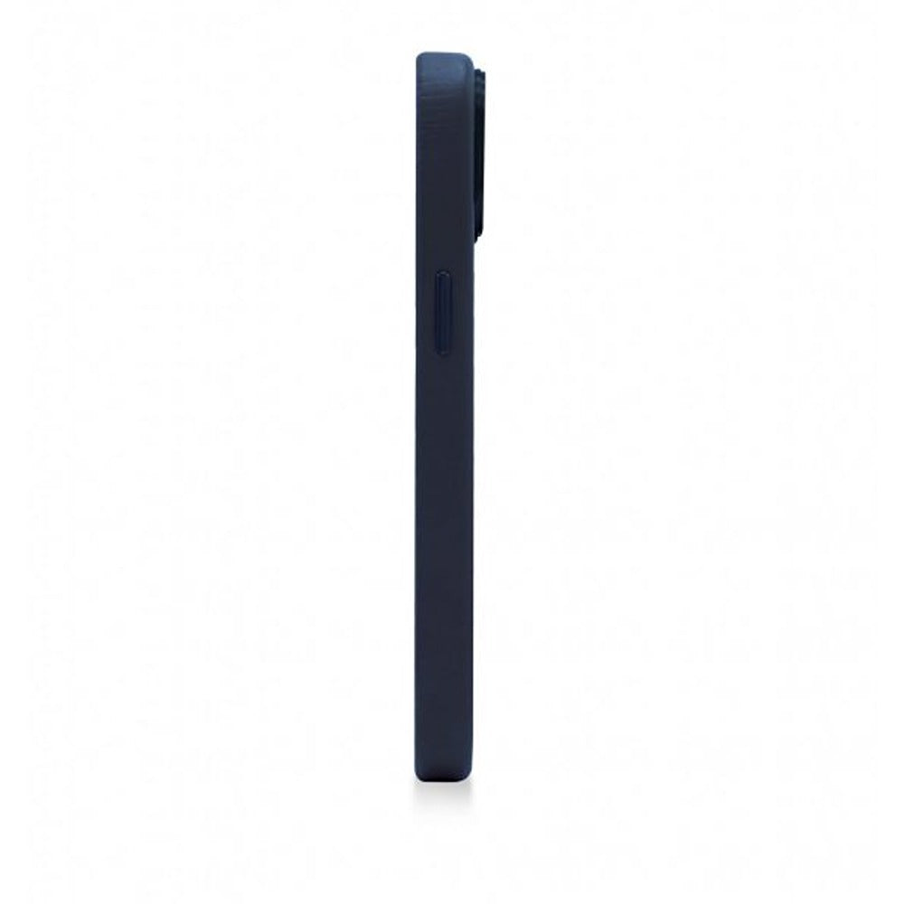 Decoded iPhone 14 Plus Cover Læder Bagside Navy