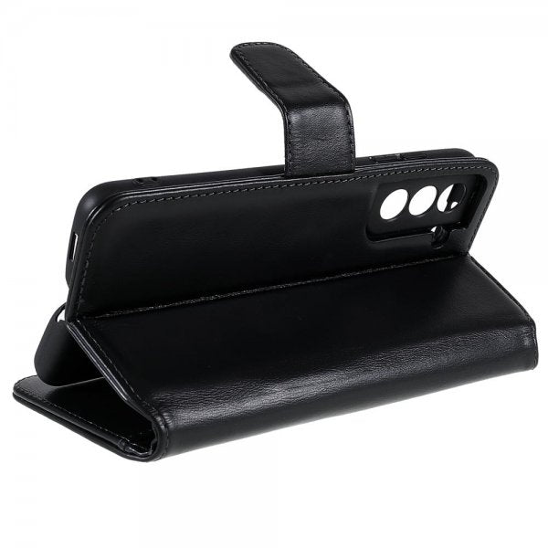 Nordic Covers Samsung Galaxy S21 FE Etui Essential Leather Raven Black