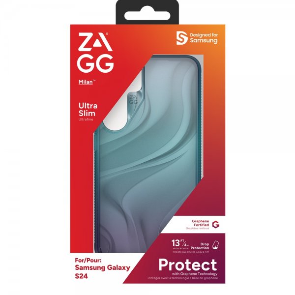 ZAGG Samsung Galaxy S24 Cover Milan Deep Aurora