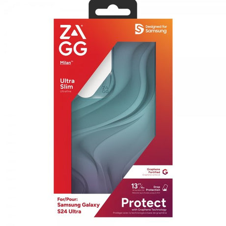 ZAGG Samsung Galaxy S24 Ultra Cover Milan Deep Aurora