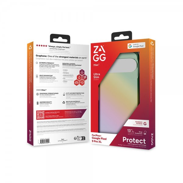 ZAGG Google Pixel 9 Pro XL Cover Milan Iridescent