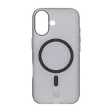 Rvelon iPhone 17 Etui Bølget MagSafe Grå