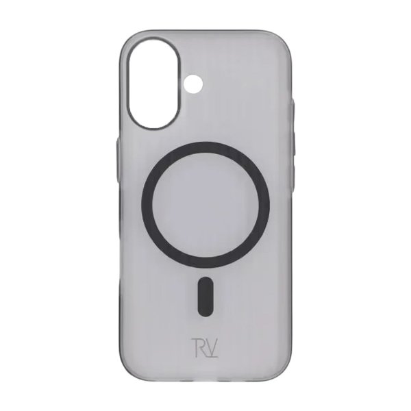 Rvelon iPhone 17 Etui Bølget MagSafe Sort