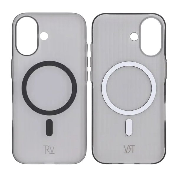 Rvelon iPhone 17 Etui Bølget MagSafe Sort
