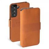Krusell Samsung Galaxy S22 Plus Cover Leather PhoneWallet Cognac
