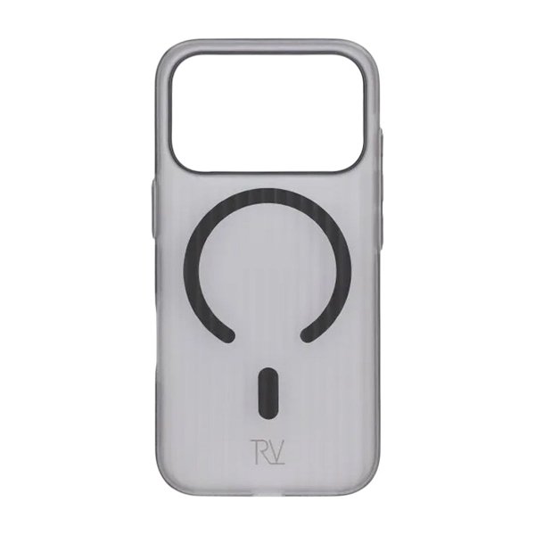 Rvelon iPhone 17 Pro Etui Bølget MagSafe Grå