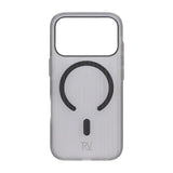 Rvelon iPhone 17 Pro Etui Bølget MagSafe Grå