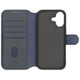 Rvelon iPhone 17 Etui 4 Kortlommer MagSafe Blå