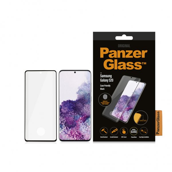 PanzerGlass Samsung Galaxy S20 Skærmbeskyttelse Case Friendly Fingeraftryk