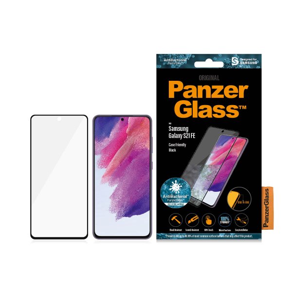 PanzerGlass Samsung Galaxy S21 FE Skærmbeskyttelse CaseFriendly Edge-to-Edge