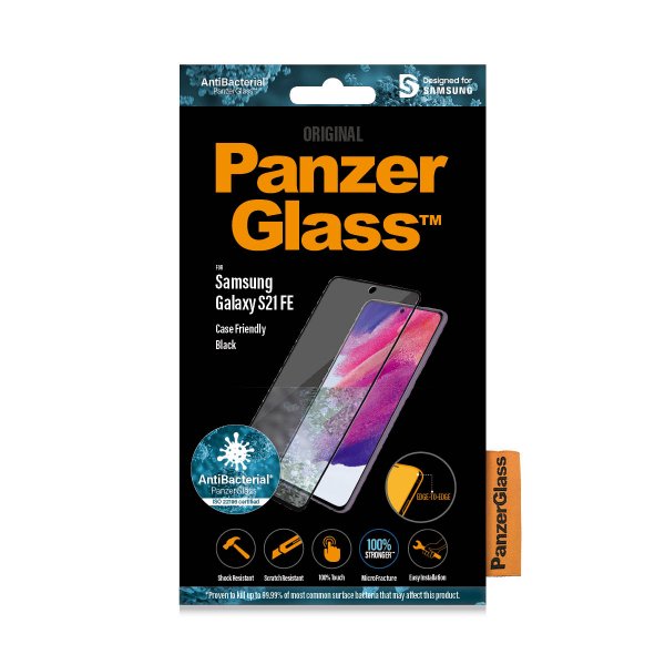 PanzerGlass Samsung Galaxy S21 FE Skærmbeskyttelse CaseFriendly Edge-to-Edge