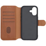 Rvelon iPhone 17 Etui 4 Kortlommer MagSafe Brun