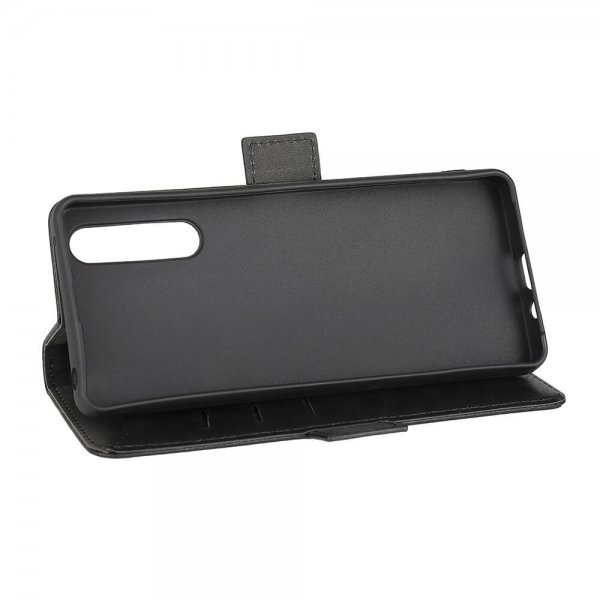 Gear Sony Xperia 10 V Cover med Kortrum Sort