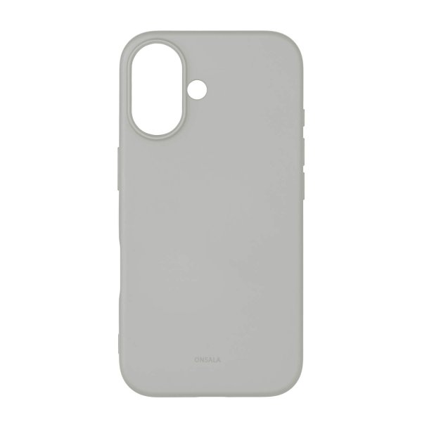 Onsala iPhone 16 Pro Cover Silikonefornemmelse Concrete