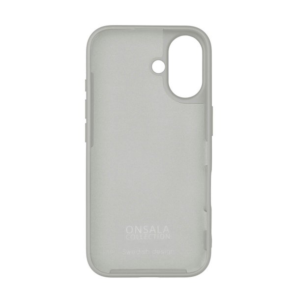 Onsala iPhone 16 Pro Cover Silikonefornemmelse Concrete