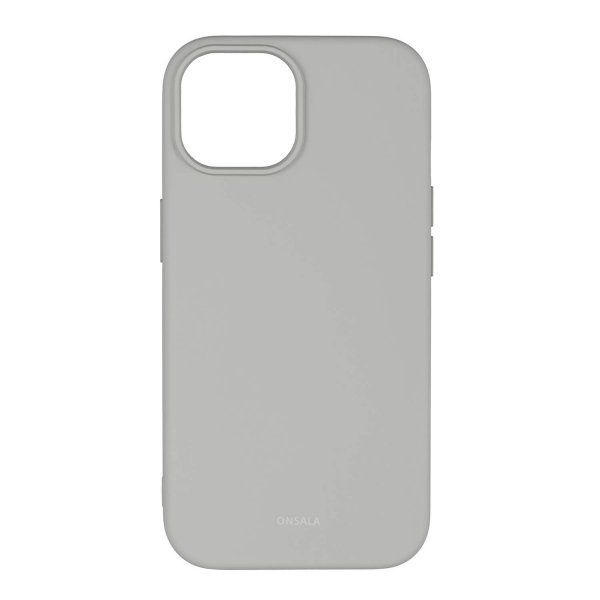 Onsala iPhone 13/iPhone 14/iPhone 15 Cover Silikonefornemmelse Concrete