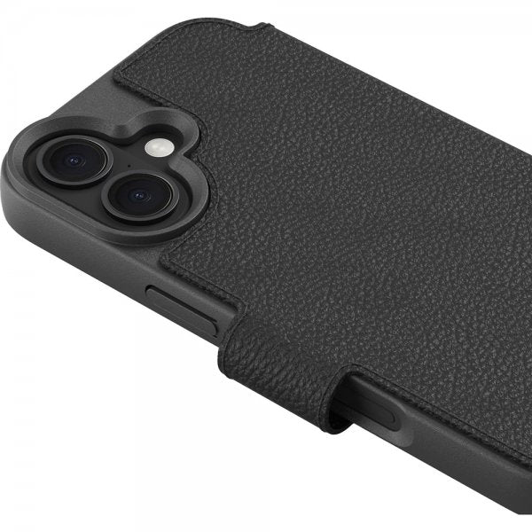 agood company iPhone 17 Etui Cirkulært Plånboksfodral Sort
