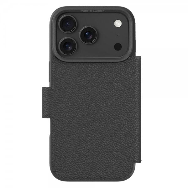 agood company iPhone 17 Pro/iPhone 18 Pro Etui Cirkulärt Plånboksfodral Sort