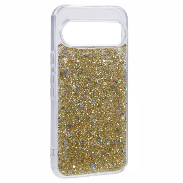 Nordic Covers Google Pixel 9/Pixel 9 Pro Cover Sparkle Series Citrine Gold