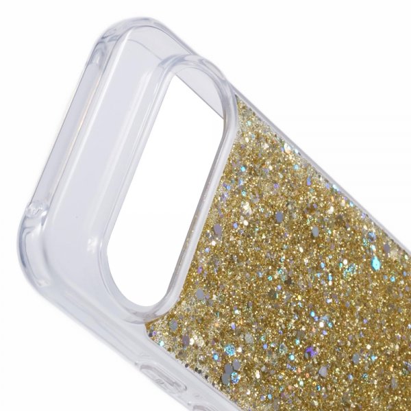Nordic Covers Google Pixel 9/Pixel 9 Pro Cover Sparkle Series Citrine Gold