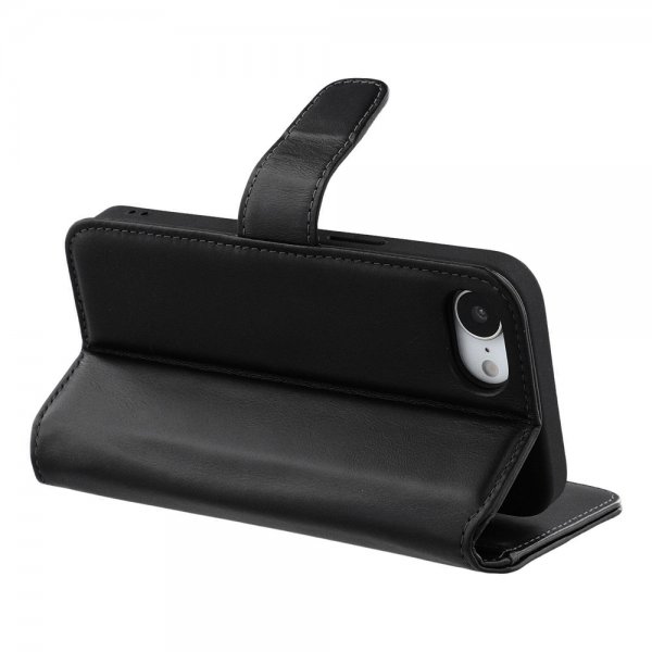 Nordic Covers iPhone 16./17. Etui Essential Læder Raven Black