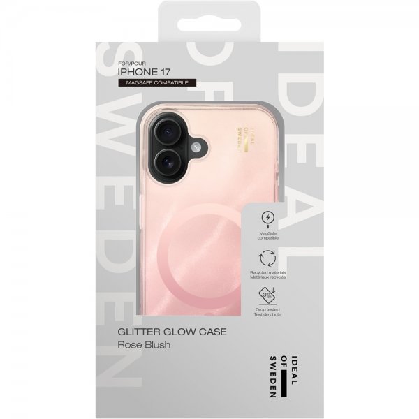 Ideal of Sweden iPhone 17 Cover Clear Case MagSafe Rose Blush