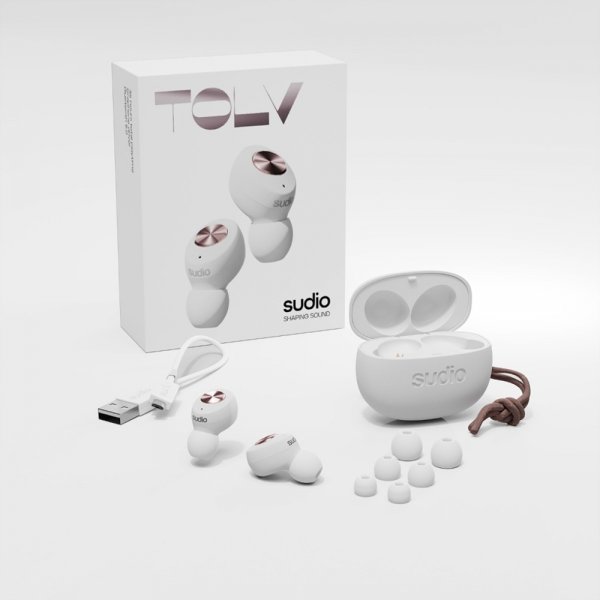 Sudio Tolv Trådløse Hovedtelefoner True Wireless In-Ear Hvid