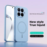 ABEEL Xiaomi 17T Cover Silikone MagSafe Lyseblå
