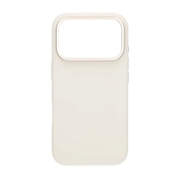 iPhone 17 Pro Cover Silikone MagSafe Stativ Hvid
