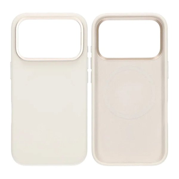 iPhone 17 Pro Cover Silikone MagSafe Stativ Hvid