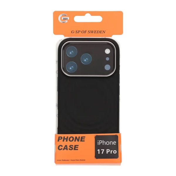 iPhone 17 Pro Cover Silikone MagSafe Sort
