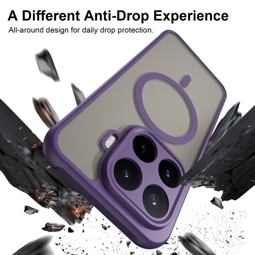 Xiaomi 17T Pro Cover Frostad MagSafe Lilla