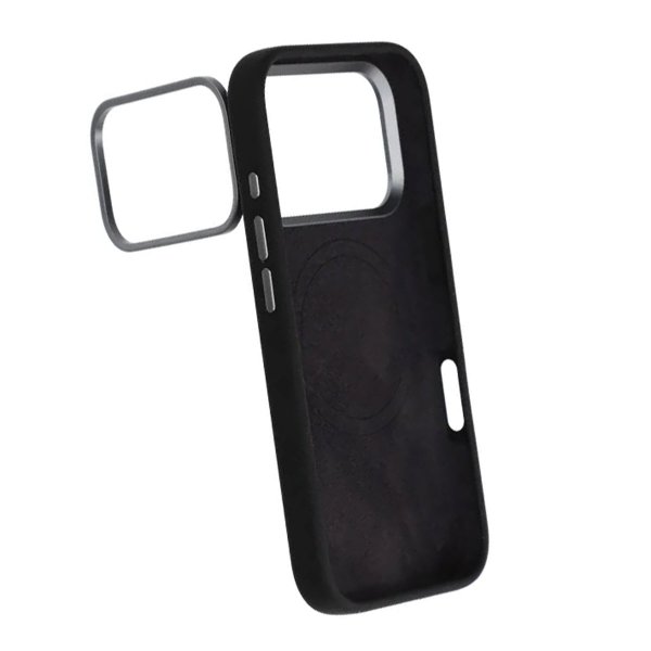 iPhone 17 Pro Cover Silikone MagSafe Stativ Sort